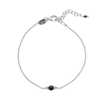 Alisia Colier minimalist din argint cu spinel negru AL4897-Argento-Spinello