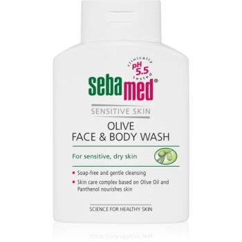 Sebamed Wash lotiune delicata pentru spalarea fetei si a corpului cu ulei de masline 200 ml