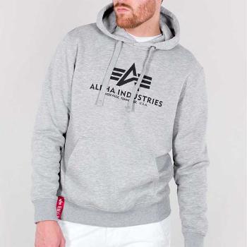 Pánska mikina Alpha Industries Basic Hoody Grey - M