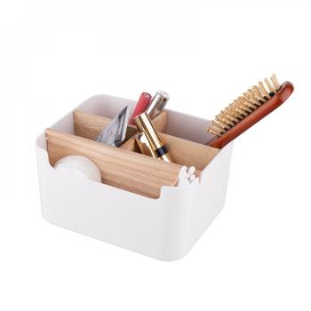 Organizator din plastic Altom Bamboo, 18 x 14,5 x 9,5 cm