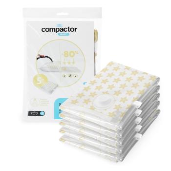 Compactor Set de pungi de depozitare în vidCompress L Vanilla 100 l, 70 x 100 cm, 5 buc, galben, 5 buc.