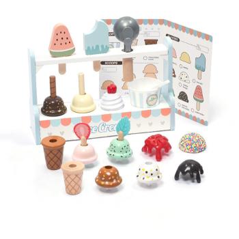 UMU Toys Ice cream set jucărie cu activități din lemn 3y+ 1 buc