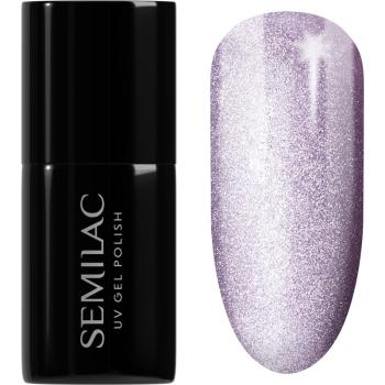 Semilac UV Hybrid Gloss GALA unghii cu gel folosind UV / lampă cu LED culoare 664 Lilac Gloss 7 ml