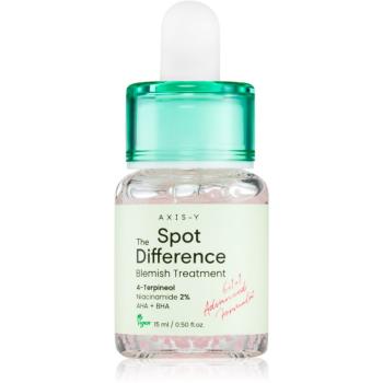 AXIS-Y 6+1+1 Advanced Formula Spot The Difference Blemish Treatment tratament topic pentru acnee pentru piele sensibilă 15 ml