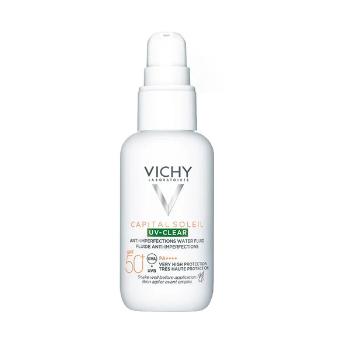 Vichy Fluid împotriva imperfecțiunilor pielii SPF 50+ Capital Soleil UV-Clear (Anti-Imperfections Water Fluid) 40 ml