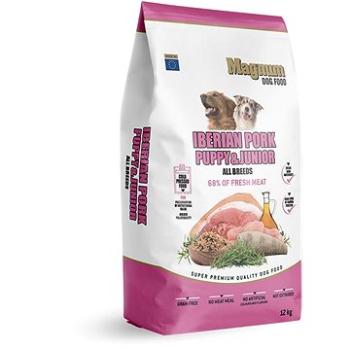 Magnum Iberian Pork Puppy & Junior all breed  12 kg (8595675204874) + ZDARMA Sušené mäso pre psov Magnum