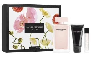 Narciso Rodriguez For Her - EDP 100 ml + lapte de corp 50 ml + EDP 10 ml