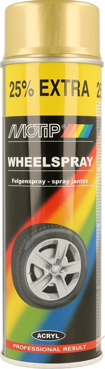 Festékspray MOTIP M arany, felnihez, 500 ml