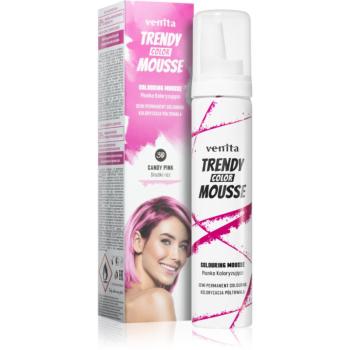 Venita Trendy Color Mousse vopsea de par sub forma de spuma fără amoniac culoare No. 30 - Candy Pink 75 ml