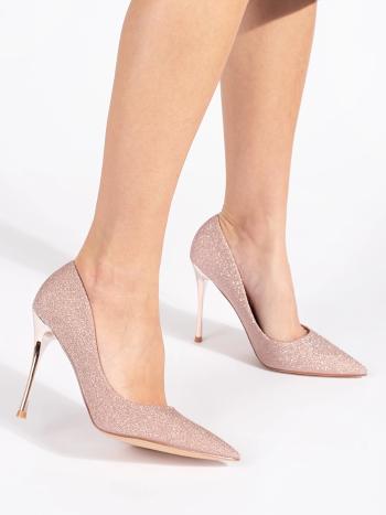 Lux roz deschis doamnelor pompe pe toc stiletto
