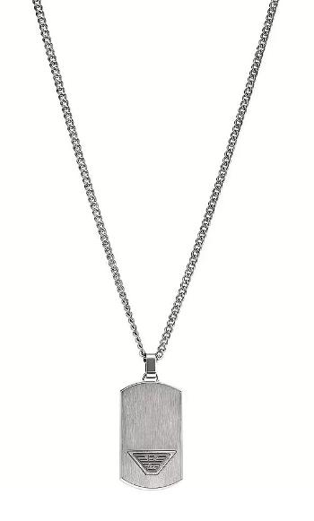Emporio Armani Colier din oțel pentru bărbați Eagle Logo EGS3125040