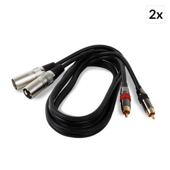 Electronic-Star 2er cablul Set 2 x 1,5 m XLR la RCA