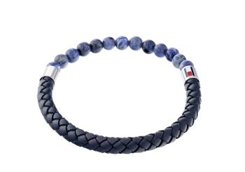 Tommy Hilfiger Brățară originală din piele cu sodalit 2790475