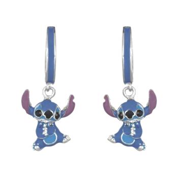 Disney Cercuri din argint cu pandantive Stitch Lilo & Stitch ES00098SRHL.CS