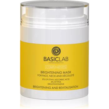 BasicLab Dermocosmetics Complementis mască iluminatoare pentru ten mat și neuniform 50 ml