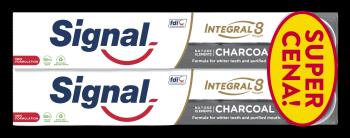 SIGNAL Integral 8 Charcoal zubní pasta duopack 2 x 75 ml