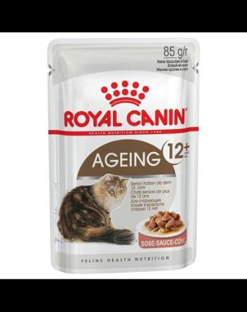 ROYAL CANIN Ageing +12 24x85 g hrană umedă în sos pentru pisici mature