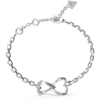 Guess Brățară delicată din oțel cu inimioare Mon Amour JUBB04618JWRH 14.5 cm
