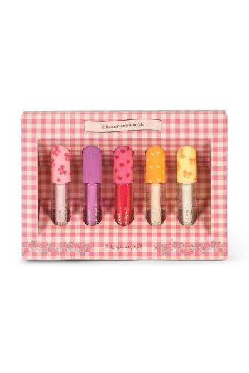 Sada leskov na pery Konges Sløjd GLITTER LIP GLOSS 5 PCS 5-pak KS102826