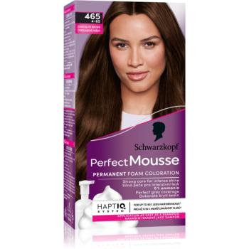 Schwarzkopf Perfect Mousse Culoare permanenta pentru par culoare 465 Chocolate brown 2x35 ml