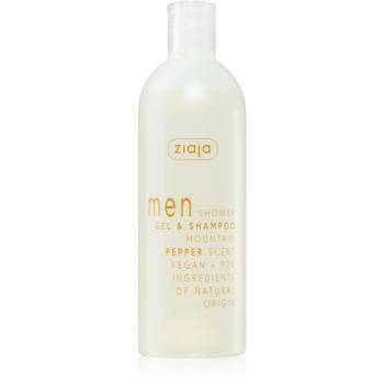 Ziaja Men gel de dus pentru corp si par pentru barbati Mountain Pepper 400 ml