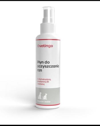VETINGO Lichid curatare rani caini si pisici 100 ml