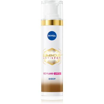 NIVEA Luminous 630 Anti Spot crema CC iluminatoare SPF 30 culoare Deep 40 ml