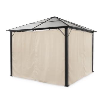 Blumfeldt Pantheon Solid Sky, pavilion cu 4 pereți laterali, 3 x 3 m, policarbonat, aluminiu
