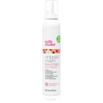 Milk Shake Whipped Cream tratament de hidratare fara clatire pentru păr vopsit Flower Fragrance 200 ml