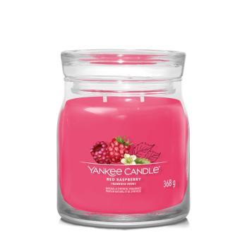 Yankee Candle Lumânare aromatică Signature sticlă medie Red Raspberry 368 g