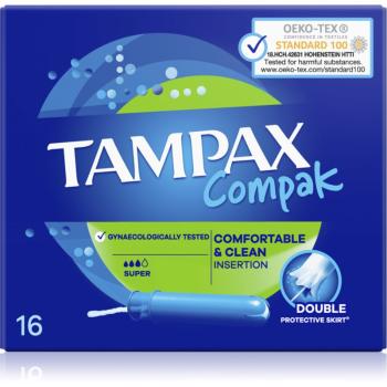 Tampax Compak Super tampoane cu aplicator 16 buc