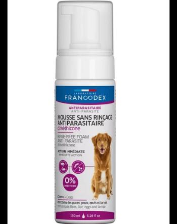 FRANCODEX Spuma fara clatire impotriva puricilor si capuselor, pentru caini 150 ml