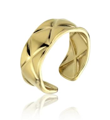 Marc Malone Inel cu design deschis, placat cu aur Eliza Gold Ring MCR23014G