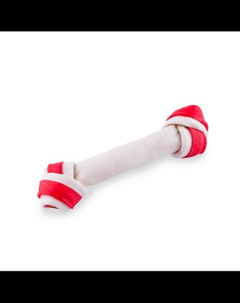 MACED Recompensa pentru caini, os din piele presata de vita si porc 16 cm