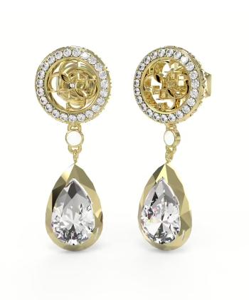 Guess Cercei strălucitori placați cu aur 4G Light JUBE05235JWYGT/U