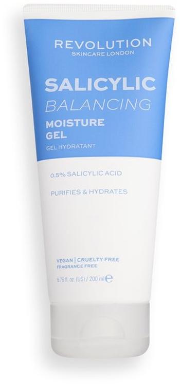 Testápoló gél REVOLUTION SKINCARE  BODY Salicylic (Balancing) Moisture Gel 200 ml