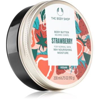 The Body Shop Strawberry Body Butter unt pentru corp pentru piele normala 200 ml