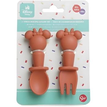 Thermobaby Silicone Cutlery tacâmuri Minnie 2 buc