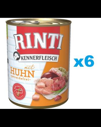 RINTI Kennerfleisch Chicken cu pui 6x800 g hrana caine adult