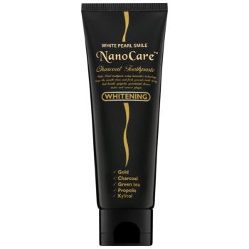 White Pearl NanoCare Whitening pastă de dinți cu nanoparticule de aur și carbon activat 100 g