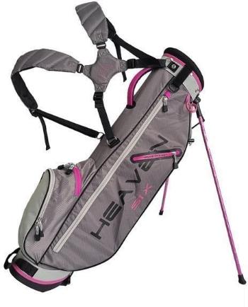 Big Max Heaven Six Stand Bag Charcoal/Silver/Fuchsia