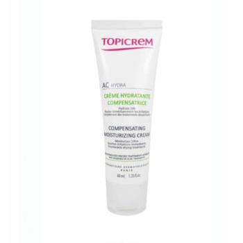 Topicrem Cremă hidratantă pentru tenul gras și acneic AC Hydra(Compensating Moisturizing Cream) 40 ml