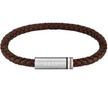 Hugo Boss Brățară elegantă din piele Ares Single 1580623