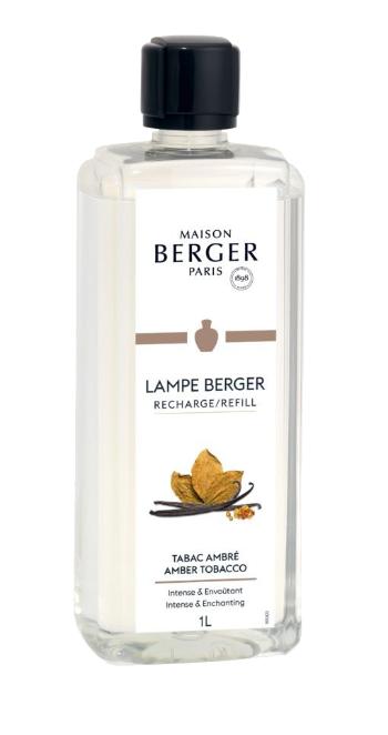 Maison Berger Paris Rezervă pentru lampă catalitică Tutun ambrat Amber Tobacco (Lampe Recharge/Refill) 1000 ml