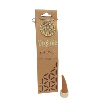 Set de frangipani organice parfumate Palo Santo ,12 buc, cu suport ceramic