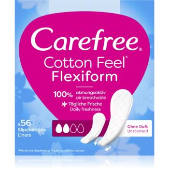 Carefree Cotton Flexiform absorbante fara parfum 56 buc