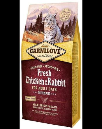 CARNILOVE Fresh Adult Cat cu Pui si Iepure 6 kg