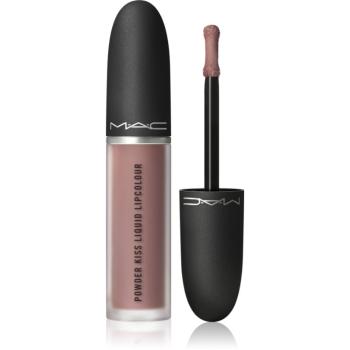 MAC Cosmetics Powder Kiss Liquid Lipcolour ruj lichid mat culoare It's Personal 5 ml