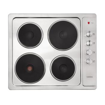 Klarstein Appetito 4, plită electrică, 4 plăci, 6 niveluri de putere, 5500 wați, oțel inoxidabil