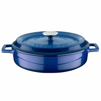 LAVA Metal Oală din fontă, diametru 28 cm,albastru, 3,5 l